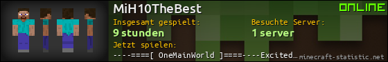 Benutzerleisten 560x90 für MiH10TheBest