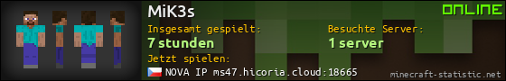 Benutzerleisten 560x90 für MiK3s