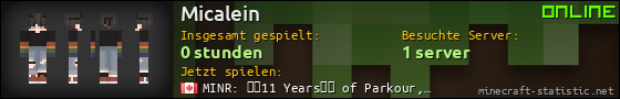 Benutzerleisten 560x90 für Micalein