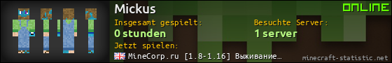 Benutzerleisten 560x90 für Mickus