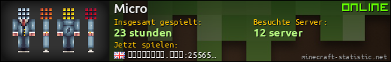 Benutzerleisten 560x90 für Micro