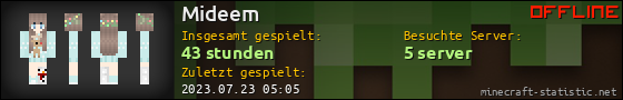 Benutzerleisten 560x90 für Mideem