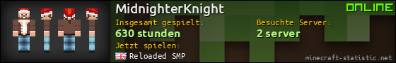 Benutzerleisten 560x90 für MidnighterKnight