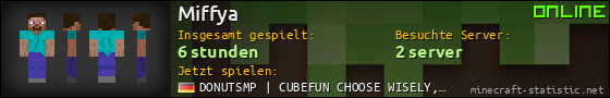 Benutzerleisten 560x90 für Miffya