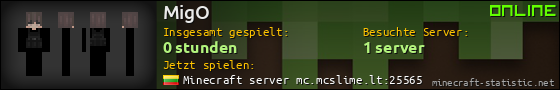 Benutzerleisten 560x90 für MigO