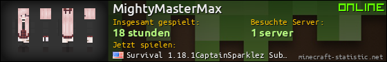 Benutzerleisten 560x90 für MightyMasterMax