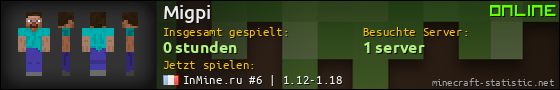 Benutzerleisten 560x90 für Migpi