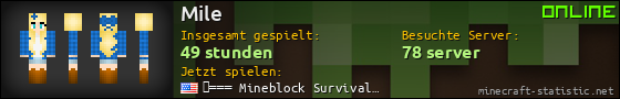 Benutzerleisten 560x90 für Mile