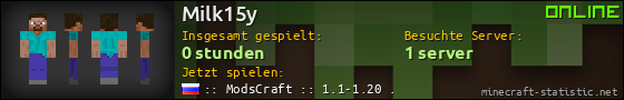 Benutzerleisten 560x90 für Milk15y