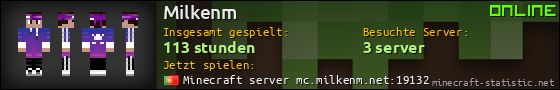 Benutzerleisten 560x90 für Milkenm