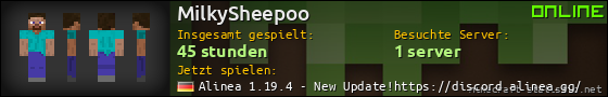 Benutzerleisten 560x90 für MilkySheepoo