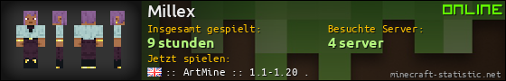 Benutzerleisten 560x90 für Millex