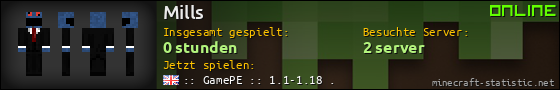 Benutzerleisten 560x90 für Mills