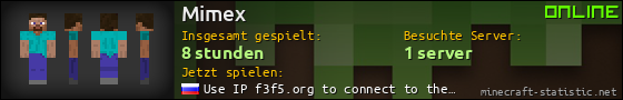 Benutzerleisten 560x90 für Mimex