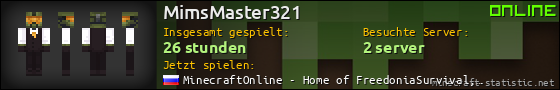 Benutzerleisten 560x90 für MimsMaster321