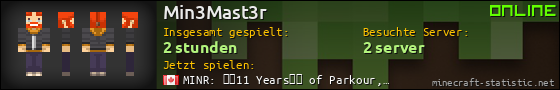 Benutzerleisten 560x90 für Min3Mast3r