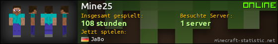 Benutzerleisten 560x90 für Mine25