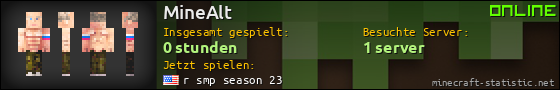 Benutzerleisten 560x90 für MineAlt