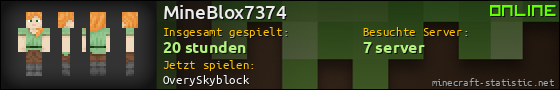 Benutzerleisten 560x90 für MineBlox7374