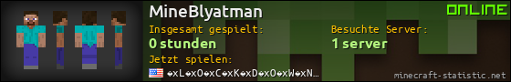 Benutzerleisten 560x90 für MineBlyatman