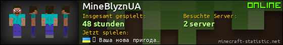 Benutzerleisten 560x90 für MineBlyznUA