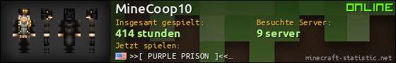 Benutzerleisten 560x90 für MineCoop10