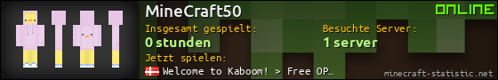 Benutzerleisten 560x90 für MineCraft50