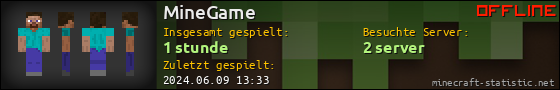 Benutzerleisten 560x90 für MineGame