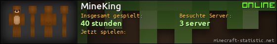 Benutzerleisten 560x90 für MineKing