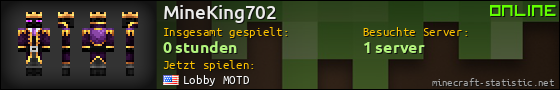 Benutzerleisten 560x90 für MineKing702