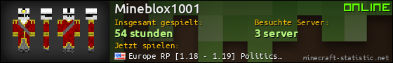 Benutzerleisten 560x90 für Mineblox1001