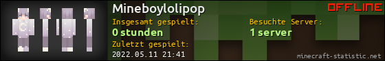 Benutzerleisten 560x90 für Mineboylolipop