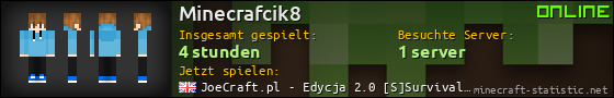 Benutzerleisten 560x90 für Minecrafcik8