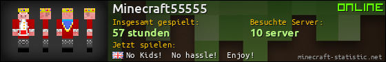 Benutzerleisten 560x90 für Minecraft55555