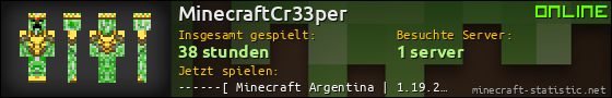 Benutzerleisten 560x90 für MinecraftCr33per