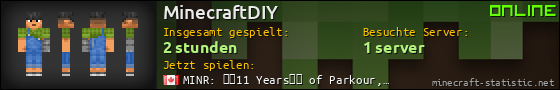 Benutzerleisten 560x90 für MinecraftDIY