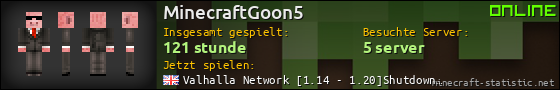 Benutzerleisten 560x90 für MinecraftGoon5