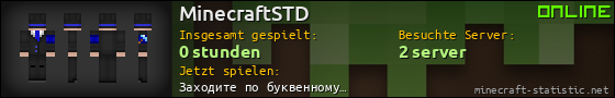 Benutzerleisten 560x90 für MinecraftSTD