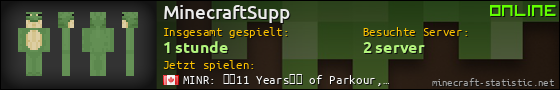 Benutzerleisten 560x90 für MinecraftSupp