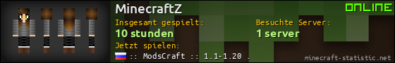 Benutzerleisten 560x90 für MinecraftZ