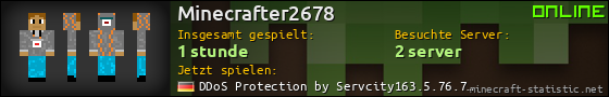 Benutzerleisten 560x90 für Minecrafter2678