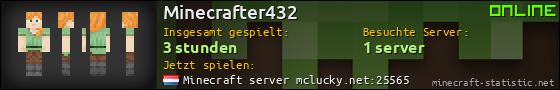 Benutzerleisten 560x90 für Minecrafter432