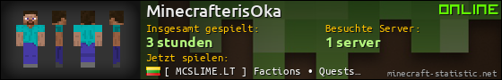 Benutzerleisten 560x90 für MinecrafterisOka