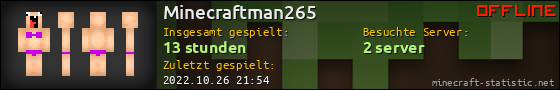 Benutzerleisten 560x90 für Minecraftman265