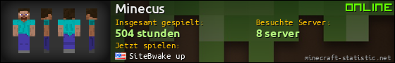 Benutzerleisten 560x90 für Minecus