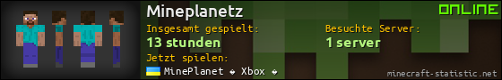 Benutzerleisten 560x90 für Mineplanetz