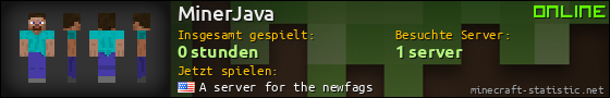 Benutzerleisten 560x90 für MinerJava
