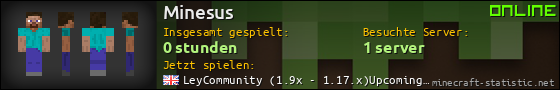 Benutzerleisten 560x90 für Minesus