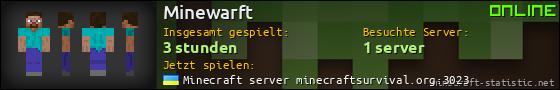 Benutzerleisten 560x90 für Minewarft