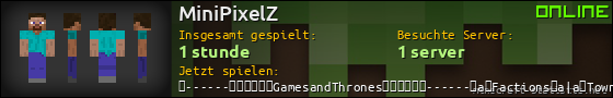 Benutzerleisten 560x90 für MiniPixelZ